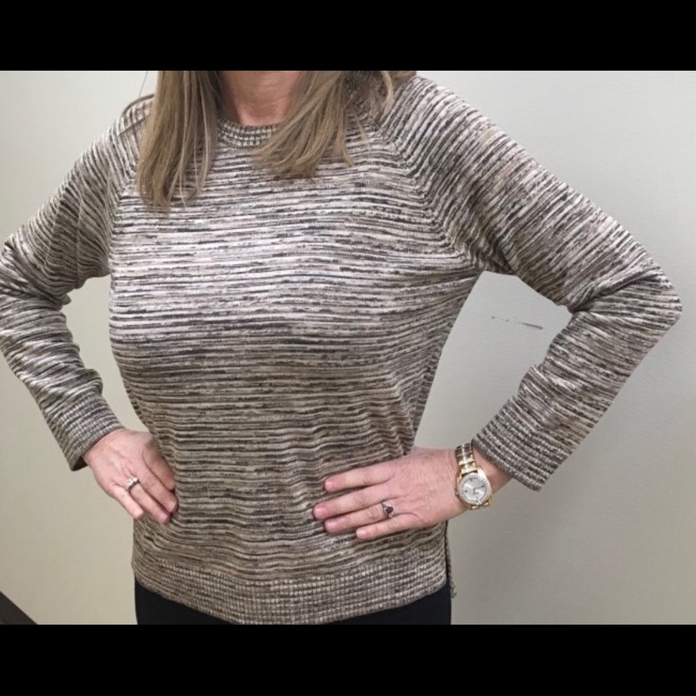 SOLD NWT taupe heather sweater